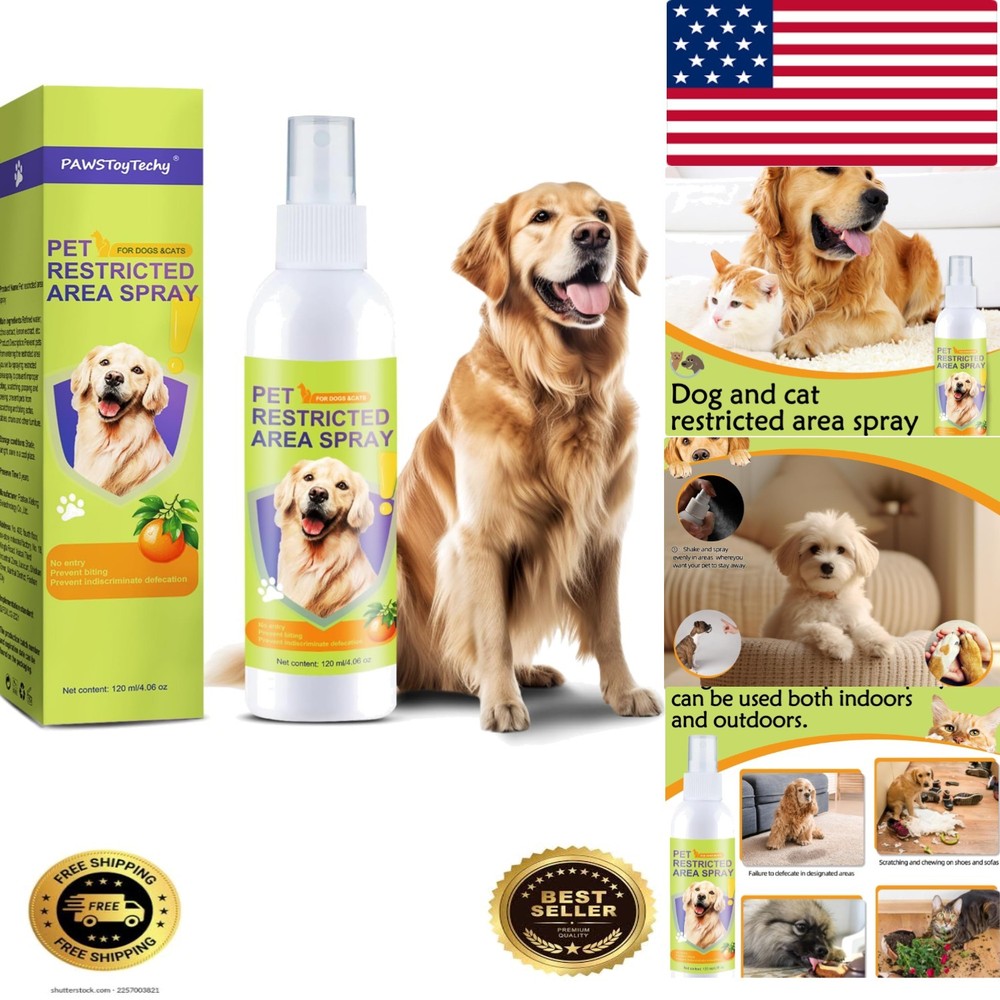 4 oz Cat & Dog Deterrent Spray - Effective Solution for Chewing & Peeing Issues