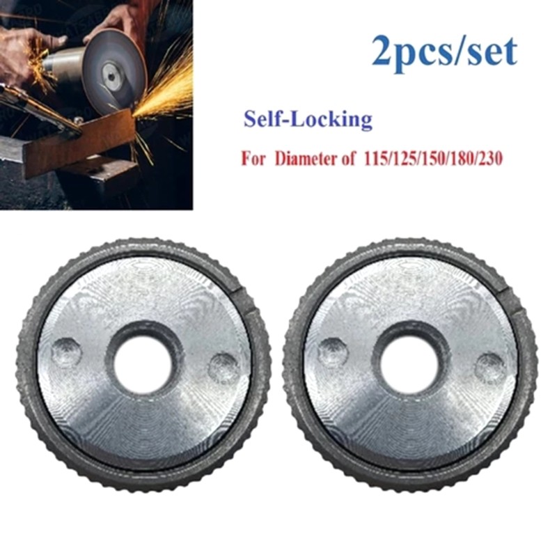 1pc / 3 Pcs Flange Nut Set Tools M14 Angle Grinder Inner Thread Outer Set