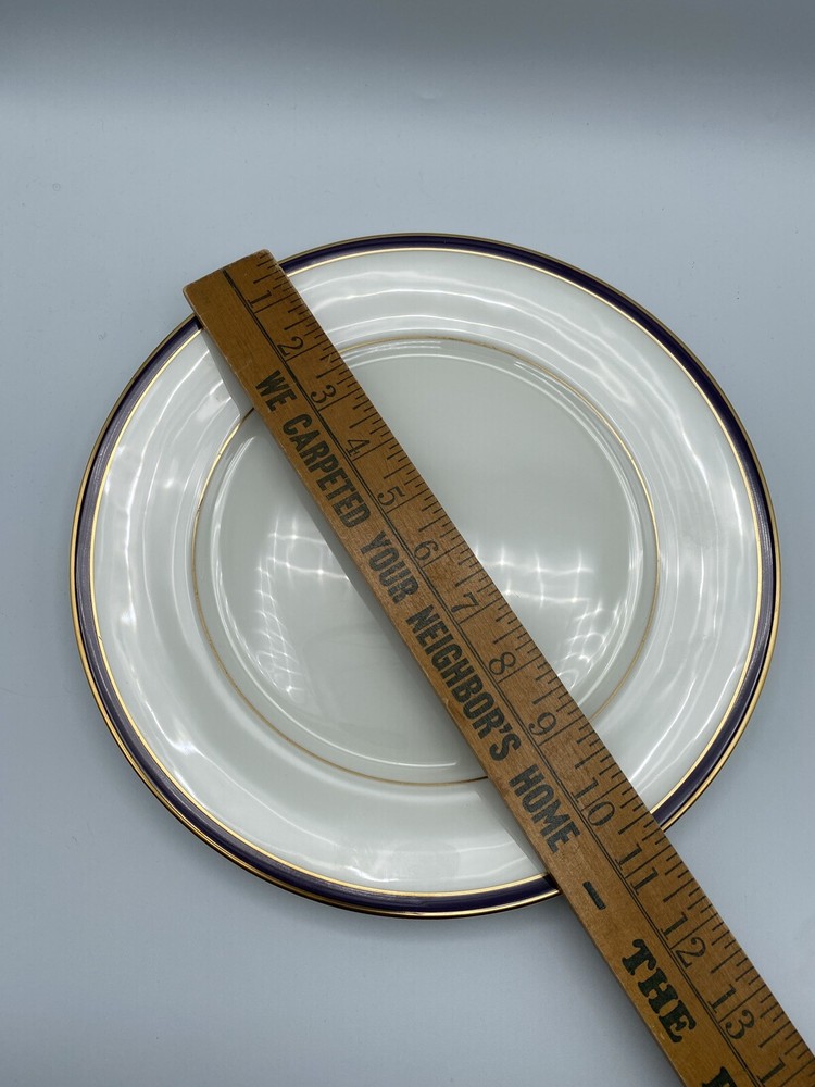 Oxford Lenox Annapolis Blue Bone China 5 pc place settings EUC /rb