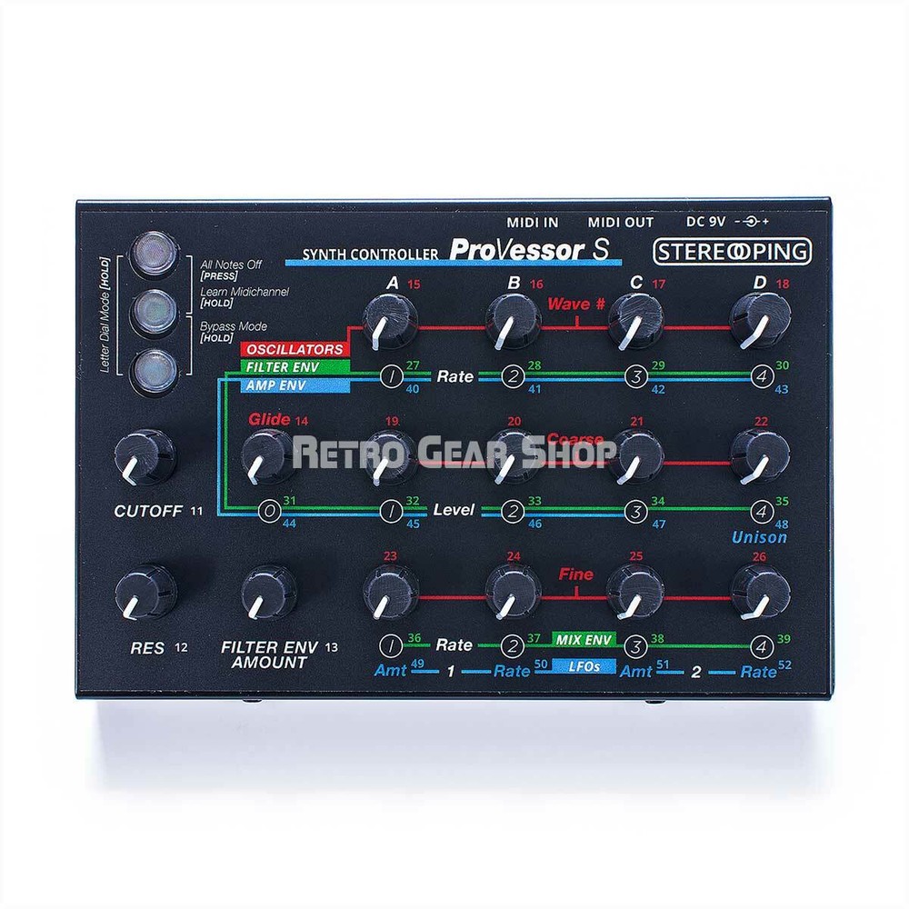 Stereoping CE-1 ProVessorS Midi Controller for Sequential Circuits Prophet VS