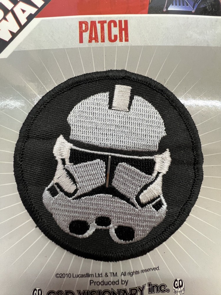 Star Wars Storm Trooper iron on patch 2010