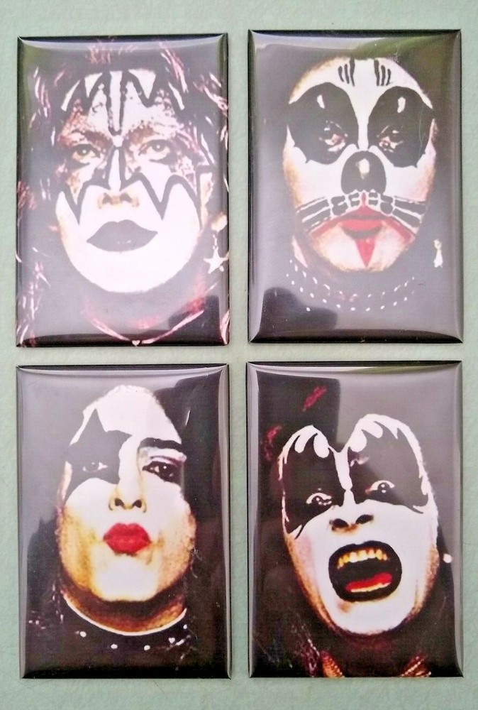 Kiss 1974 refrigerator fridge magnet 2x3 Ace Gene Peter Paul