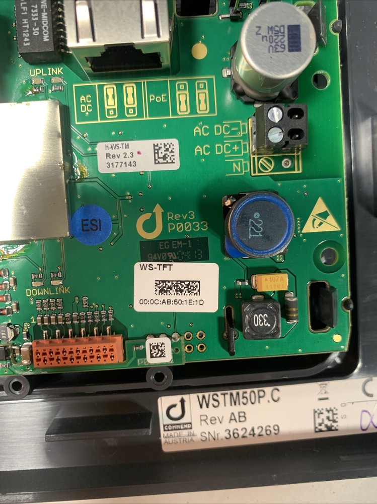 COMMEND WSTM50P.C WS Plastic TFT- DISPLAY EXPANSION MODULE *NEW*