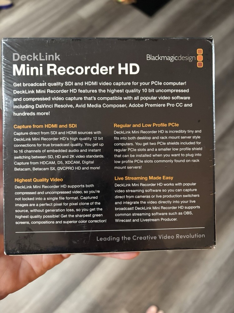 Blackmagic Design DeckLink Mini Recorder HD