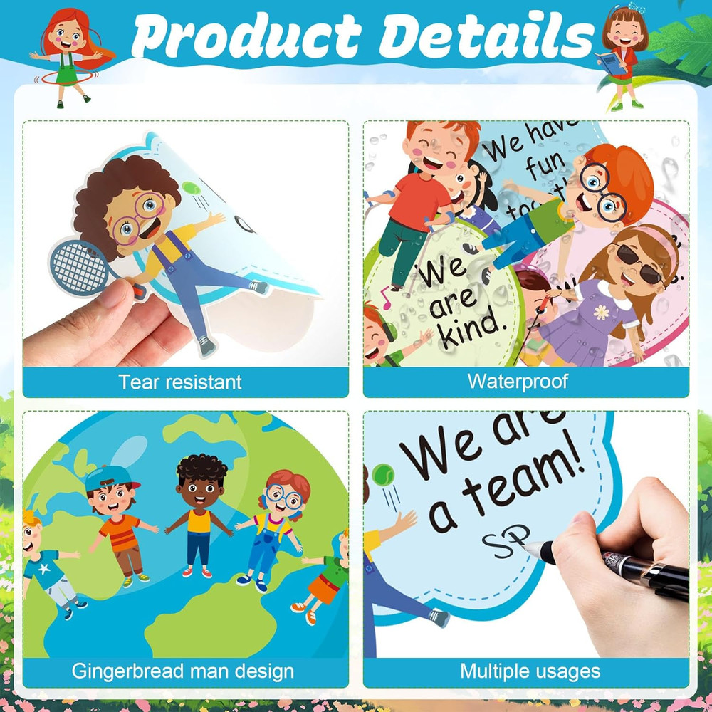 Diversity Strength Bulletin Board Decorations Set - Diversity Classroom Decor, M