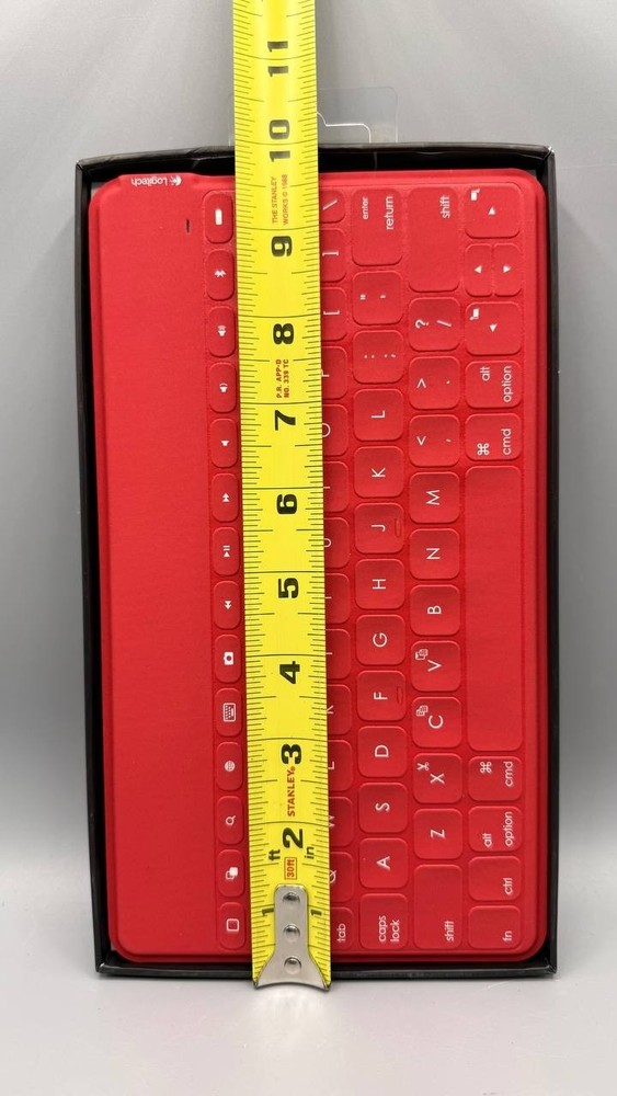 Logitech Keys-To-Go Ultra-Portable Bluetooth Keyboard – Red