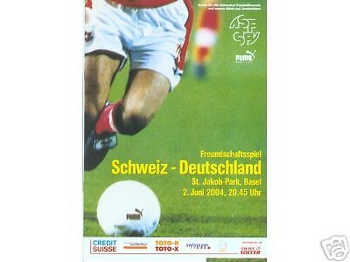 02.06.2004 Switzerland - Germany
