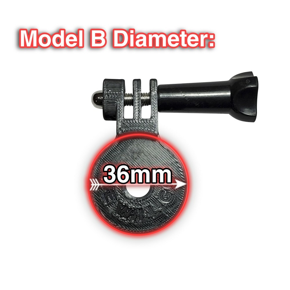 WeWillGo Compound Bow Stabilizer GoPro Camera Mount (MADE IN USA)