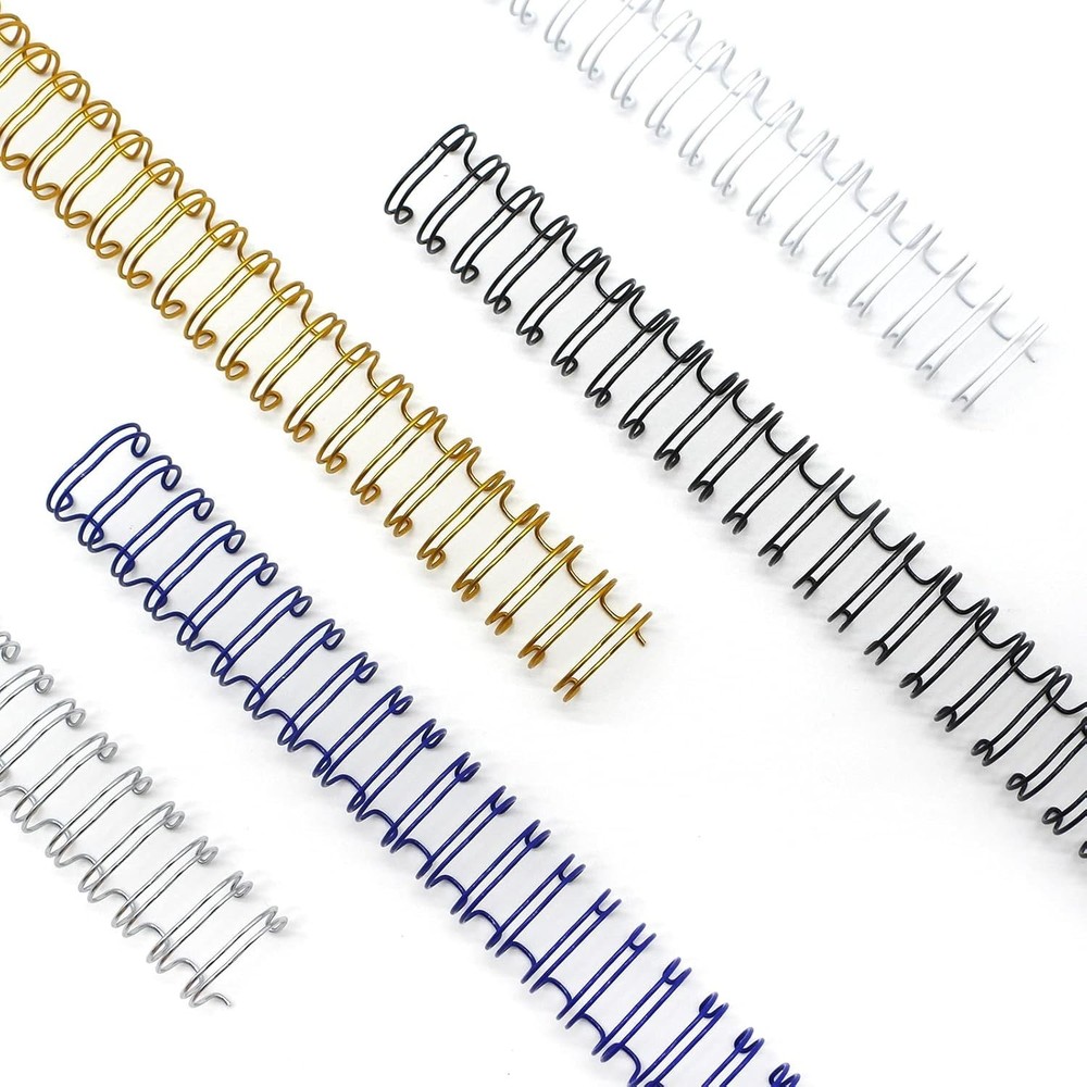 Versatile 3/4 Inch Binding Spines in Multicolor - Perfect for Reports, 50 Pack