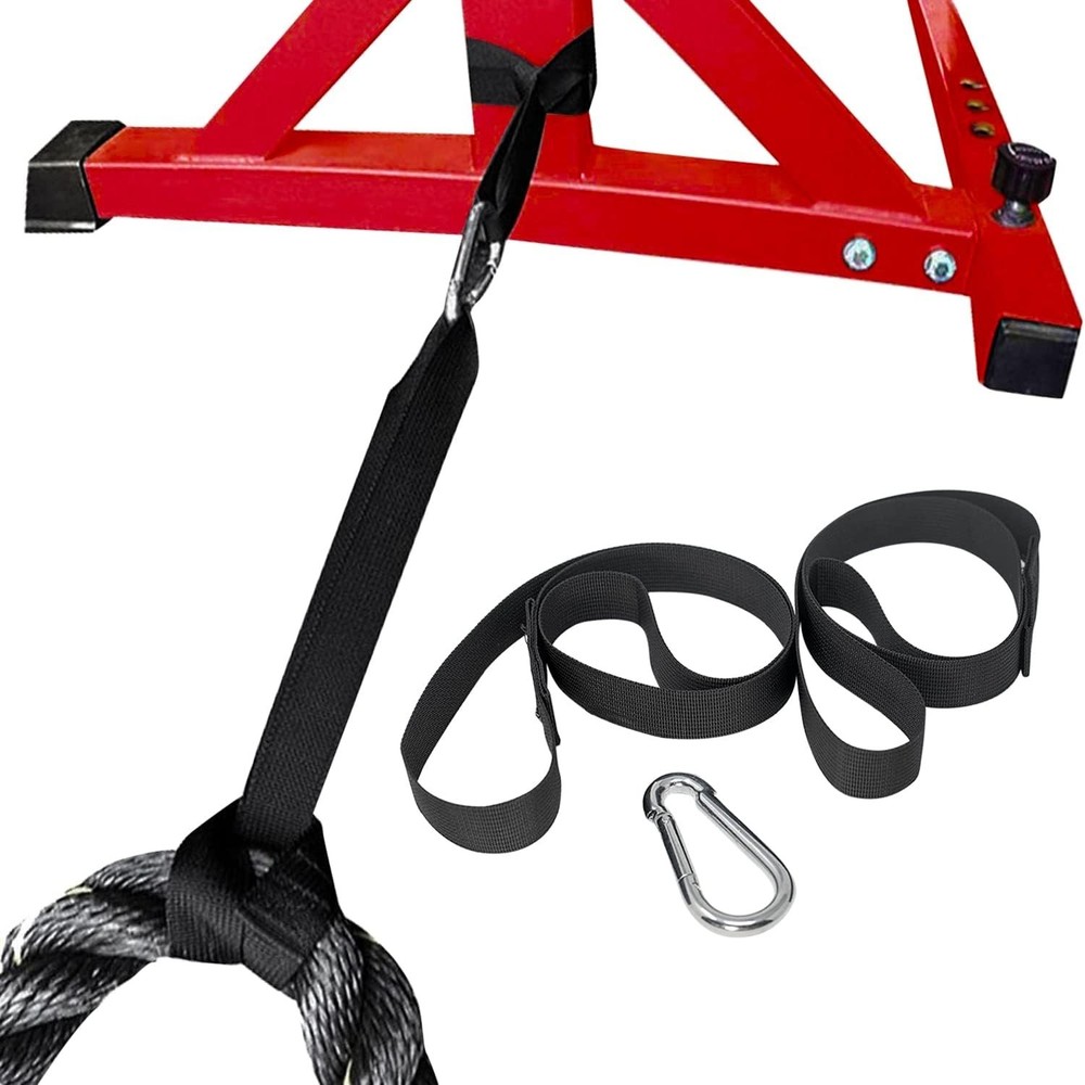 Ultimate Battle Rope Anchor Strap Kit with Bonus Workout Guide - 2000 lbs Force