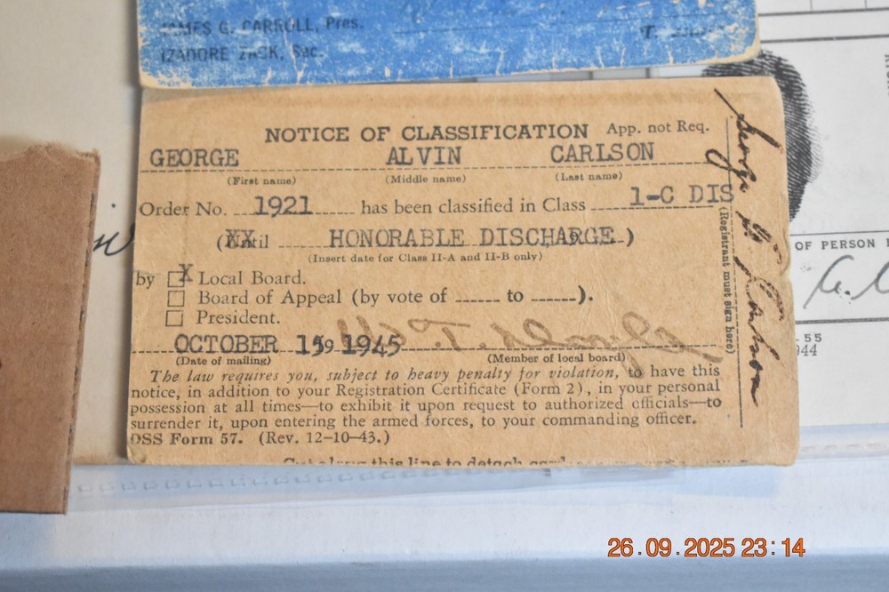 WW2 US Army Counter-Intelligence-Corps Ritchie Boys Documents & Ribbons