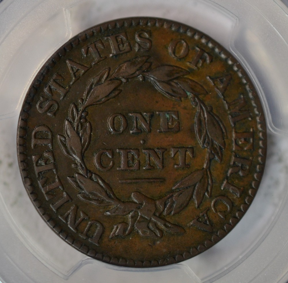 1831 Coronet Head large cent, PCGS XF45