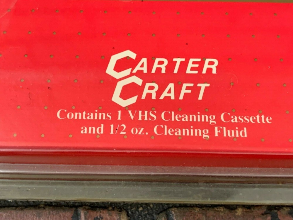 VHS Cleaning Cassette Head Cleaner