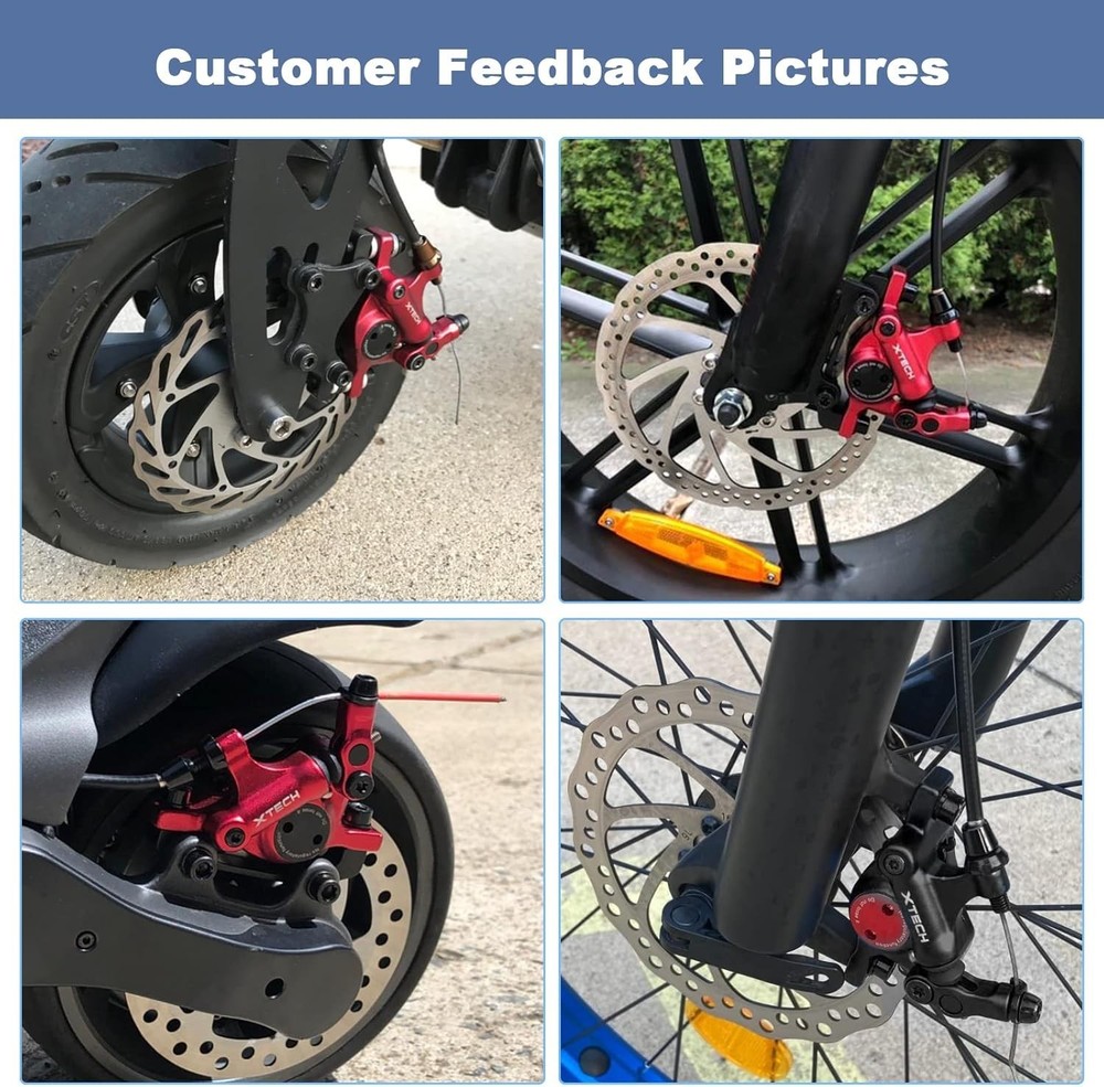 HB-100 Line Pulling Brake Calipers MTB 2PCS Red