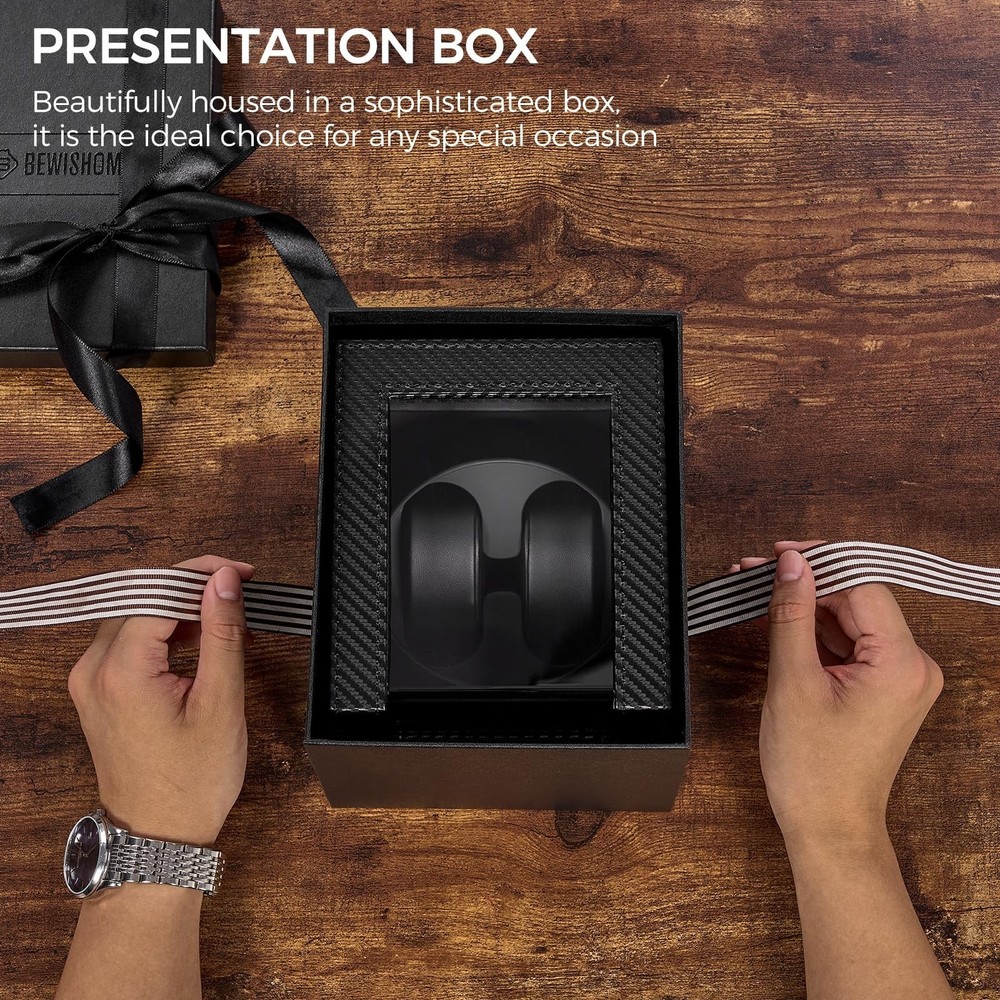 Watch Winder for Automatic Watches, Led Light 4 Modes, Automatic Watch Winder