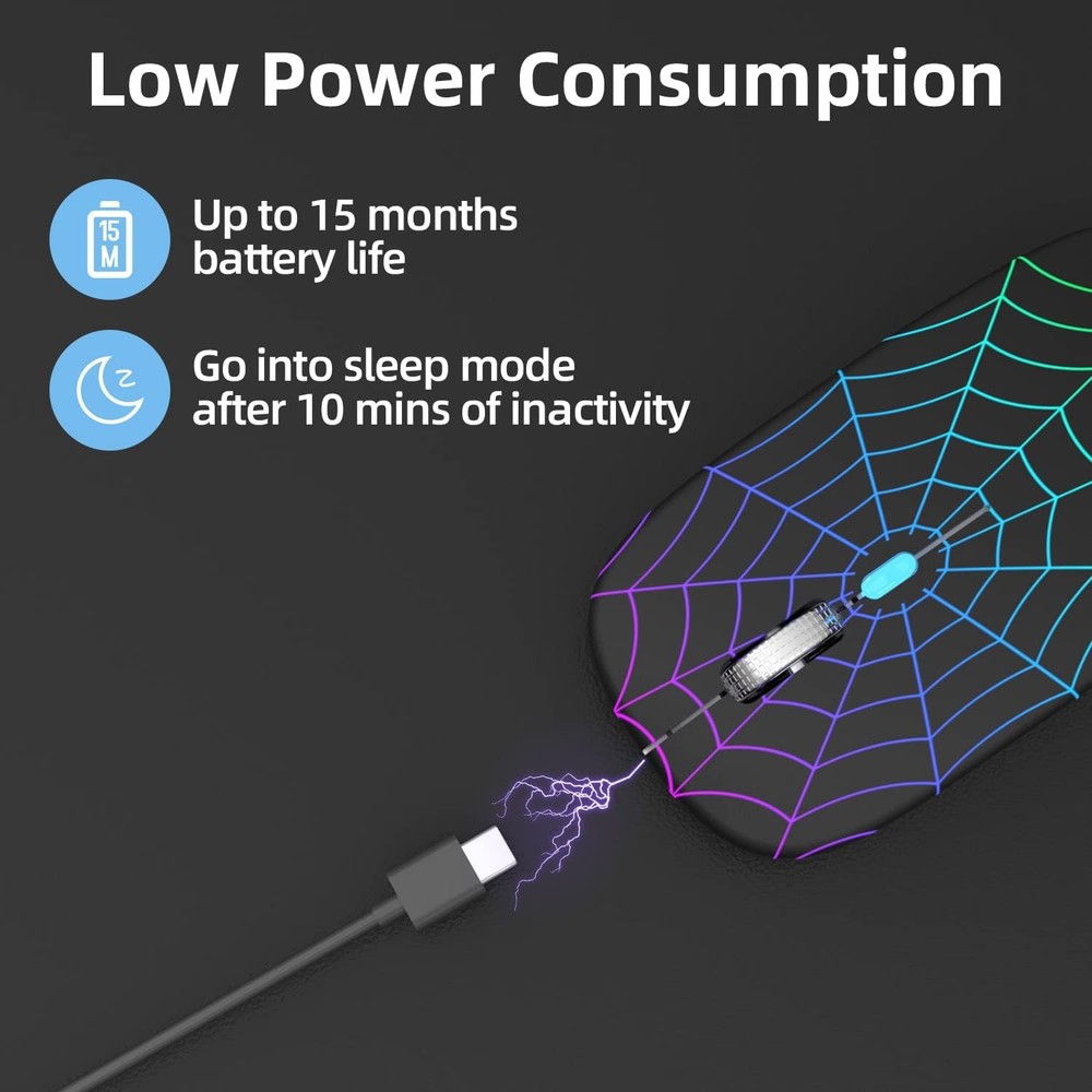 Wireless Optical Mouse with Dual Receiver for Computer