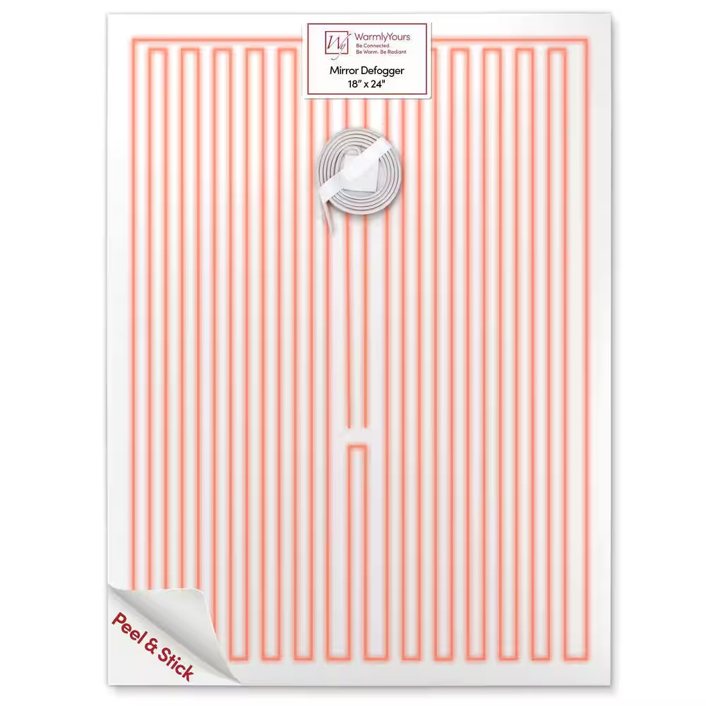 18 In. X 24 In. Rectangular Mirror Defogger