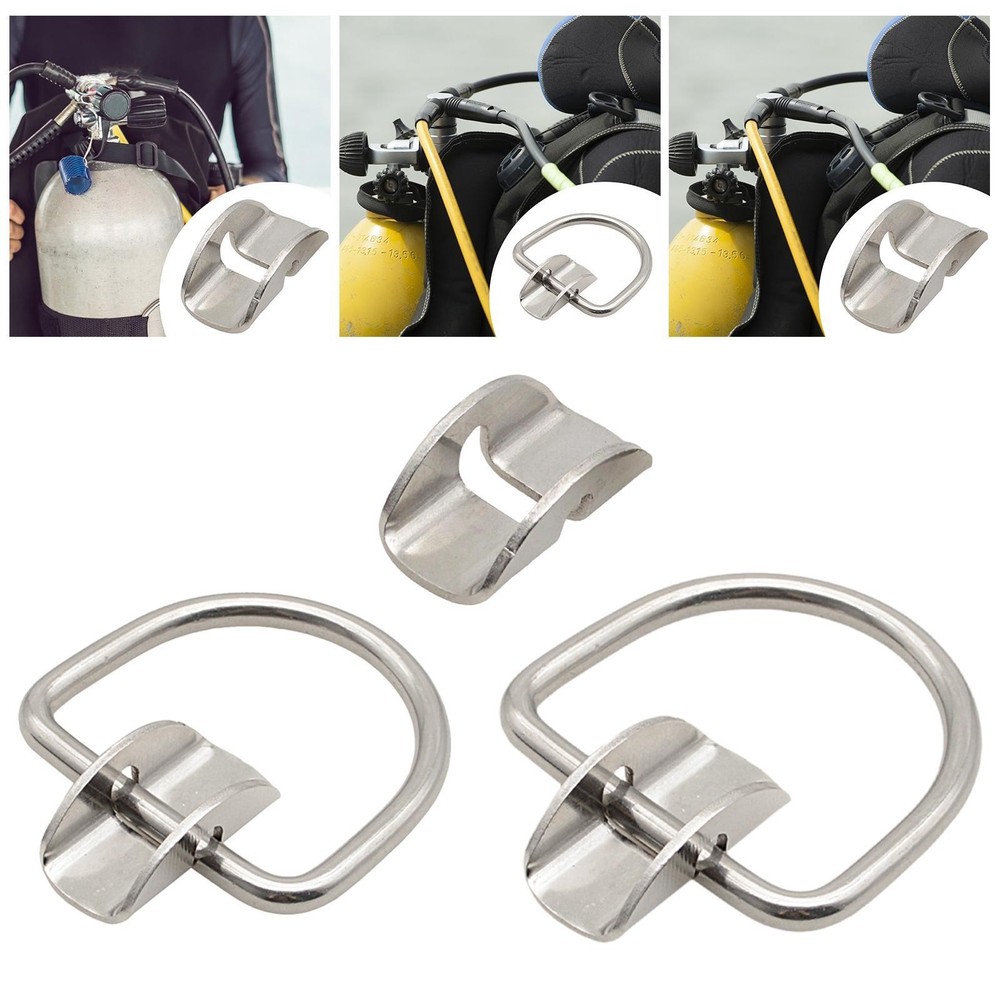 Scuba Side Mount Tank Holder Diving Accessory Universal Pad Clamp Bracket Fixing
