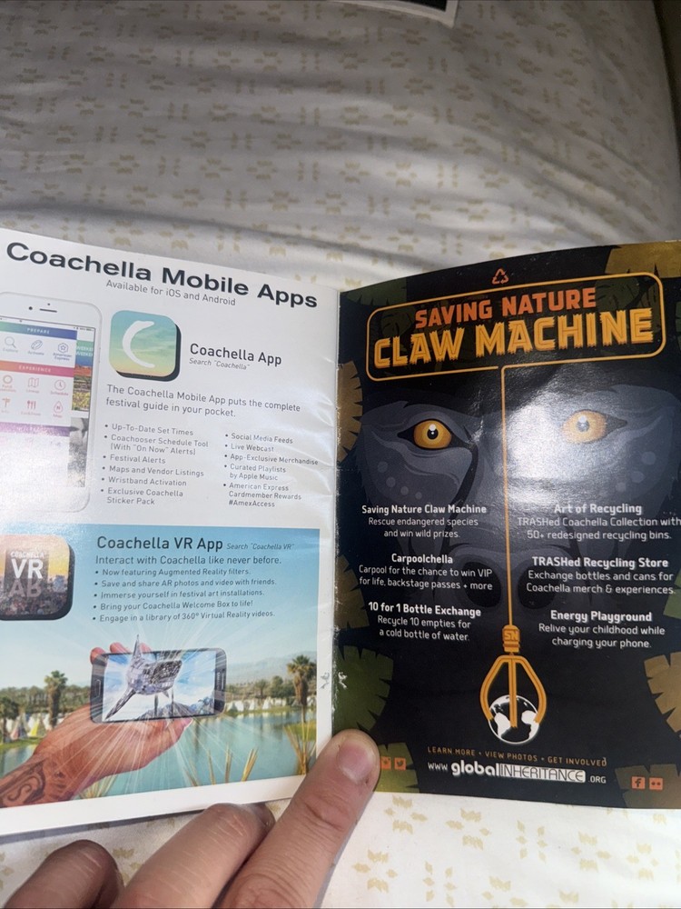 Official Coachella 2017 Weekend 1 Program book