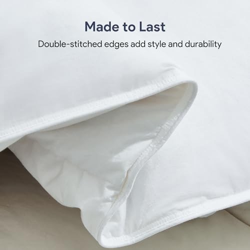 Feather Down Comforter Lightweight White Down Duvet Twin White/Lightweight