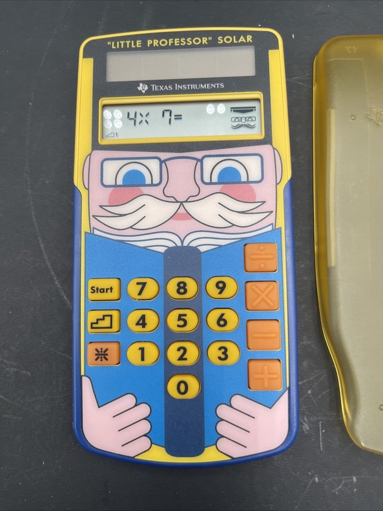 Texas Instruments Solar Little Professor Calculator Math Education Game TESTED