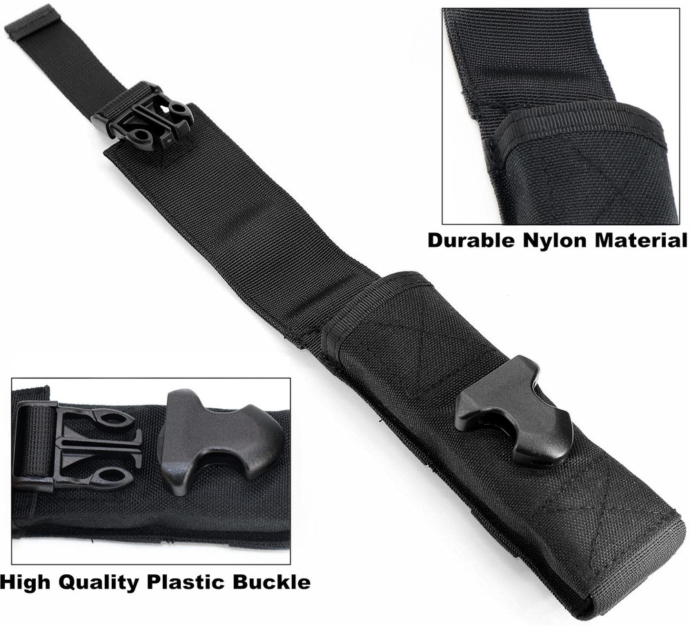 Multiuse Tool Pouch Holster Case with Adjustable Capacity for Holding Flashlight