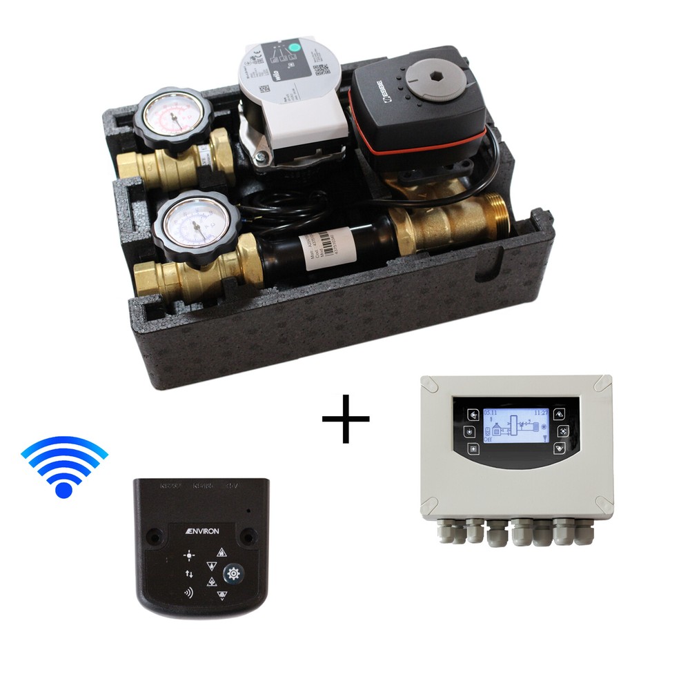 Pump group electric mixed with Wifi control heating circuit underfloor heating