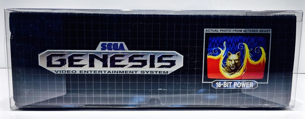 1 Console Box Protector For SEGA GENESIS ALTERED BEAST size only! Clear Boxes