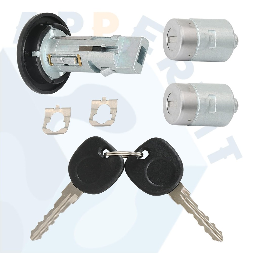 Door Lock Cylinder & Ignition Switch w/Keys Compatible with...