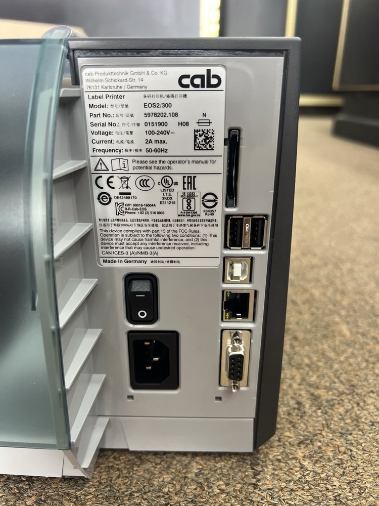Cembre CAB MiniRolly-A Industrial Thermal Transfer Roll Printer