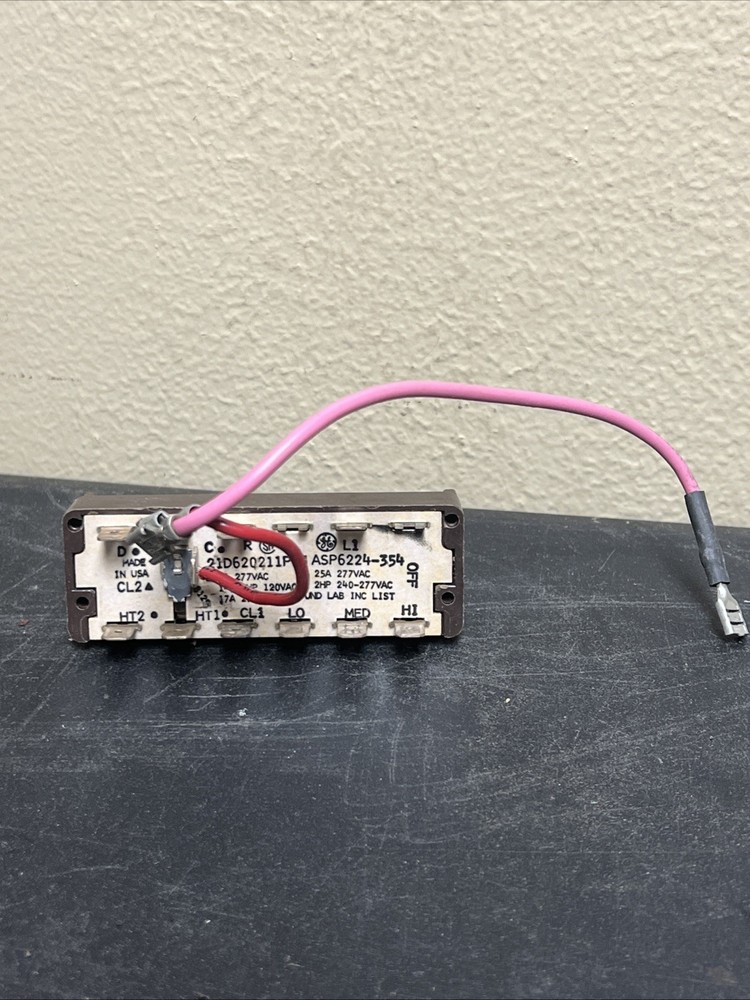 GE PTAC PART Push Button Main Switch WP26X6 - ASP6224-354