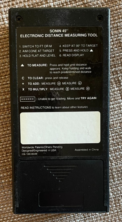 Sonin 45 Electronic Distance Measuring Tool