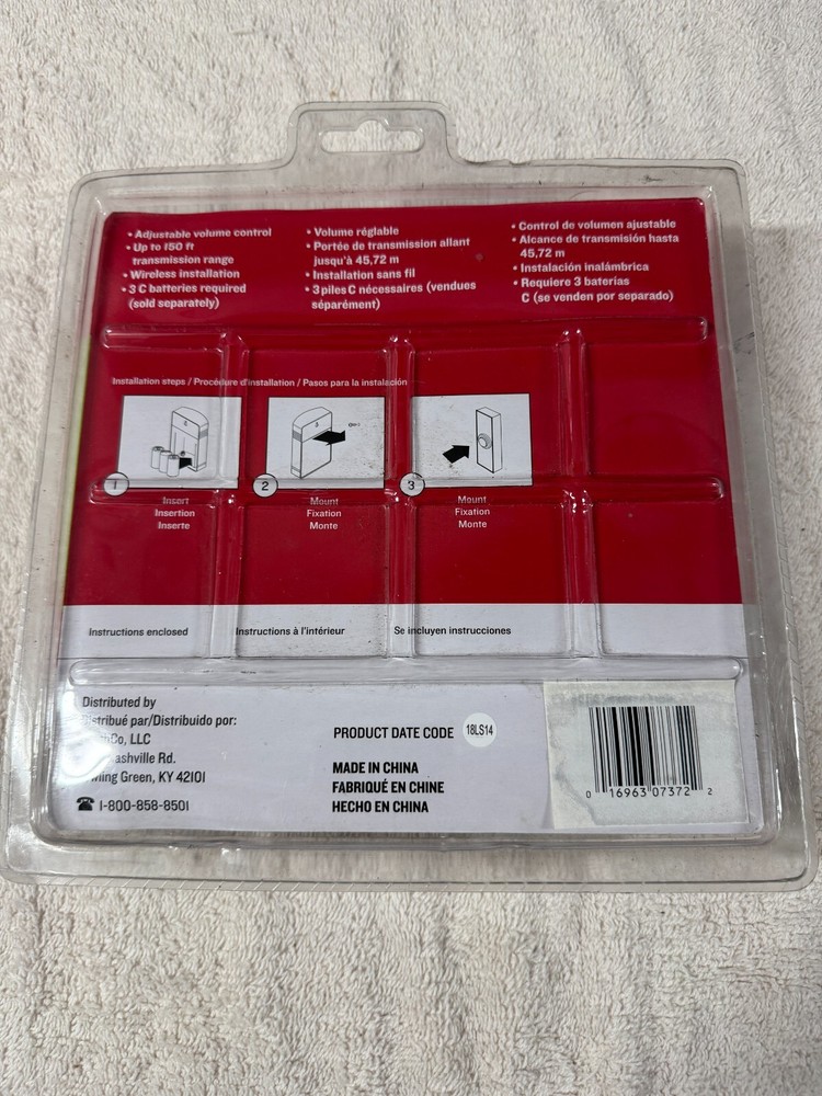 Heath Zenith Doorbell with Button - NEW!!!!