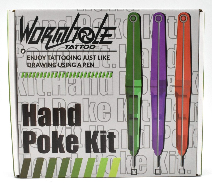 Wormhole Hand Poke Tattoo Kit TK102 Manual Tattoo Kit