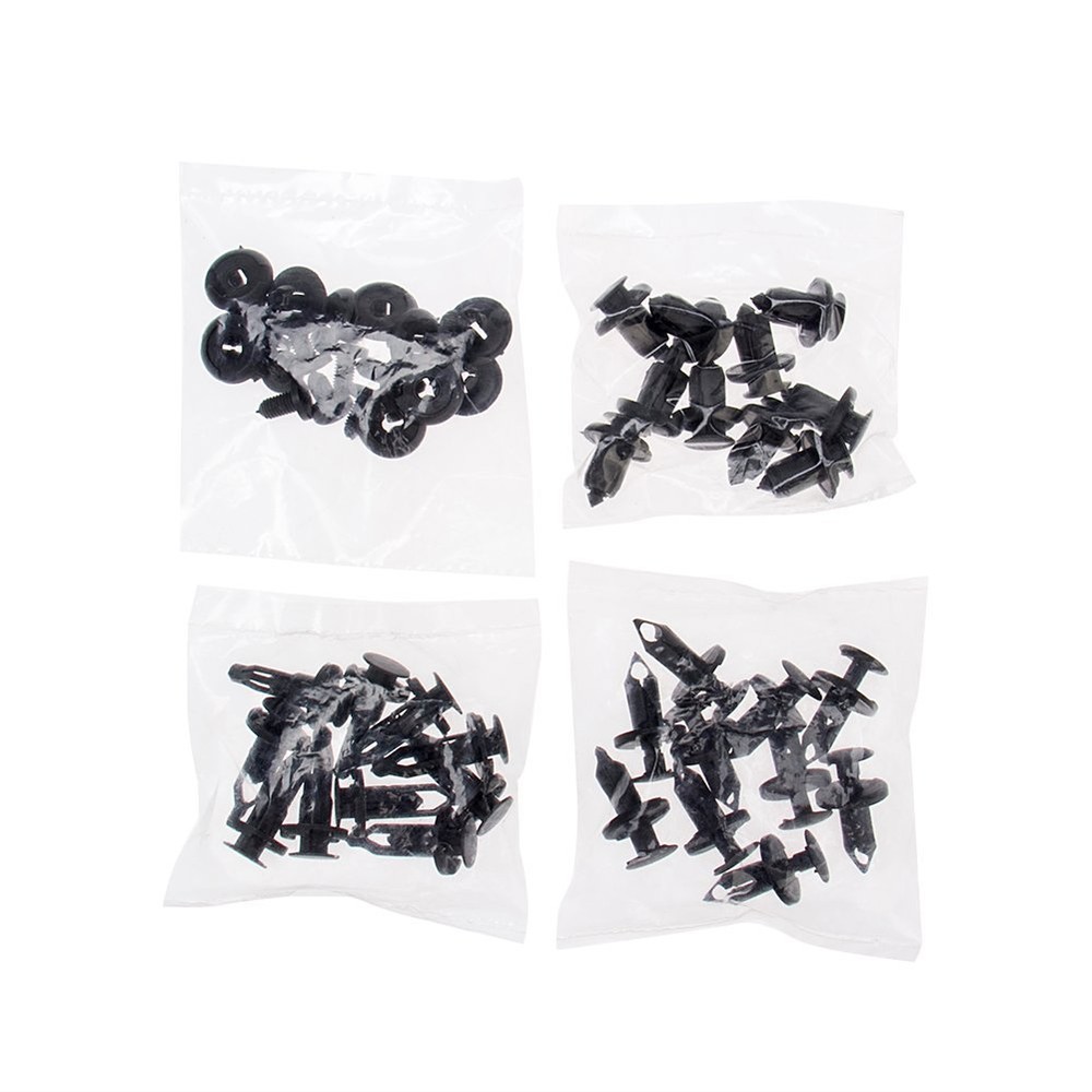 40Pcs Plastic Push Pin Plastic Rivets Fender Liner Fastener Rivet Push Clips