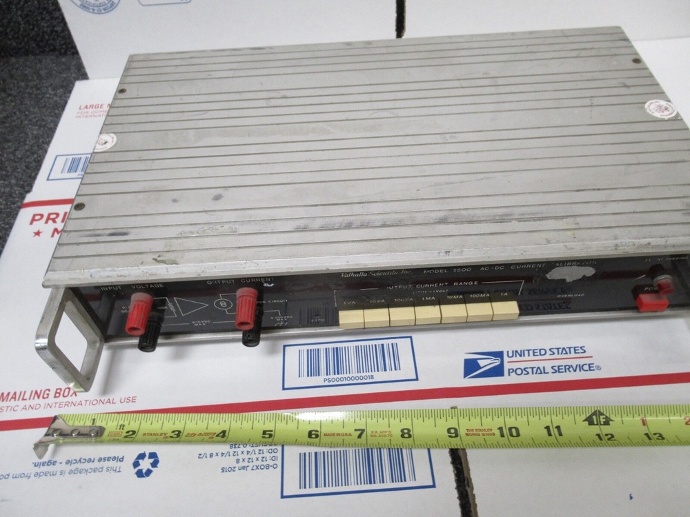 VALHALLA SCIENTIFIC MODEL 2500 AC-DC CURRENT CALIBRATOR AS PICTURED #TC-2