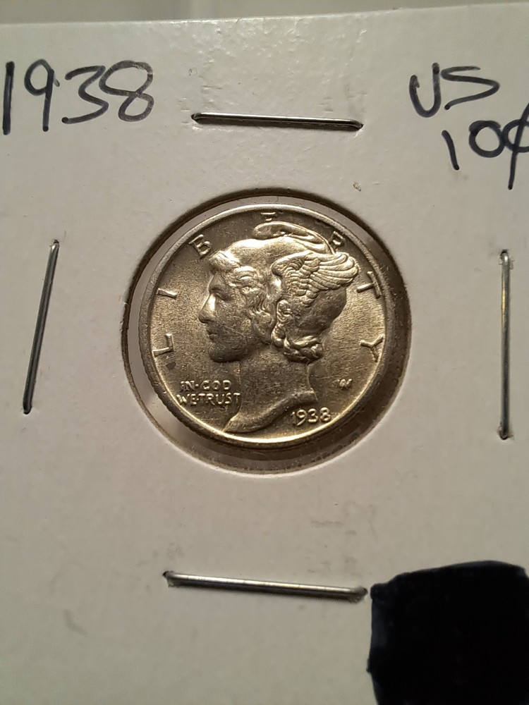 1938 Mercury Dime | Very Lightly Circulated