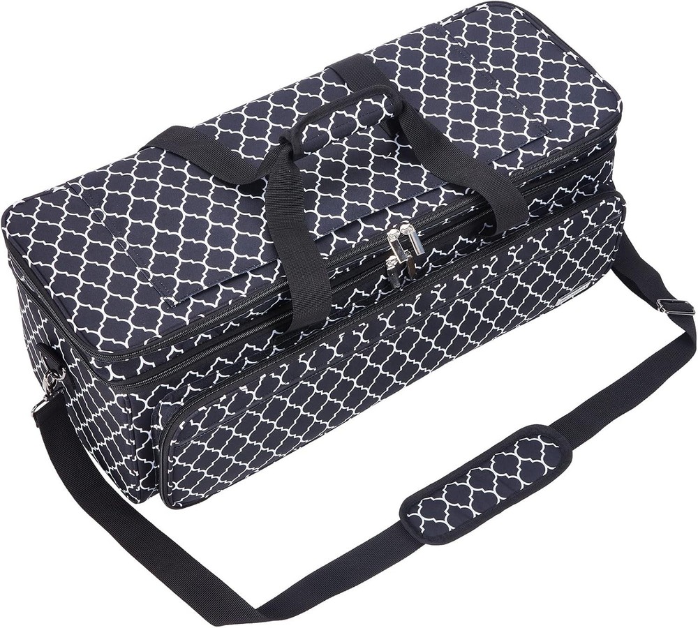 Double Layer Carrying Case with Mat Pocket for Cricut Maker 4, Explore 4, Mul...