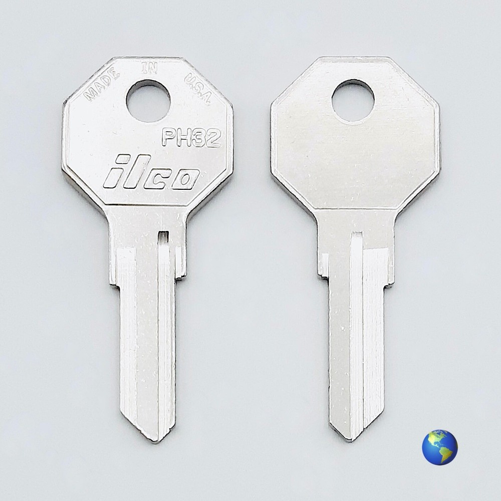 PH32 Key Blanks for Various Products by Phillips (3 Keys)