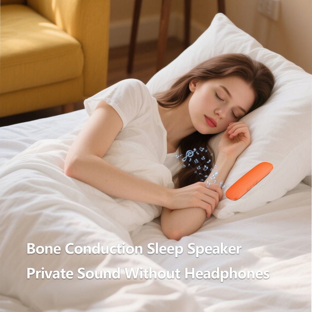 Bone Conduction Sleep Speaker Under Pillow, with Bluetooth & TF Card Playback OG