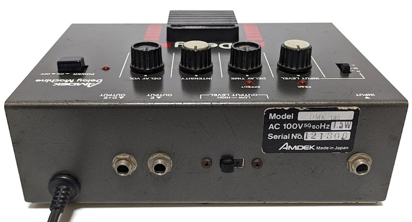 Amdek Dmk-100 Analog Delay Machine Effector No.y1007