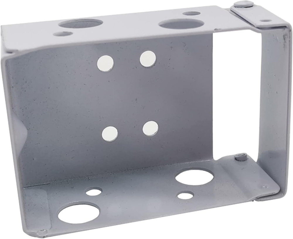 6PCS 2.5 Inch Blind Brackets Low Profile Box Mounting Bracket for Window Blinds
