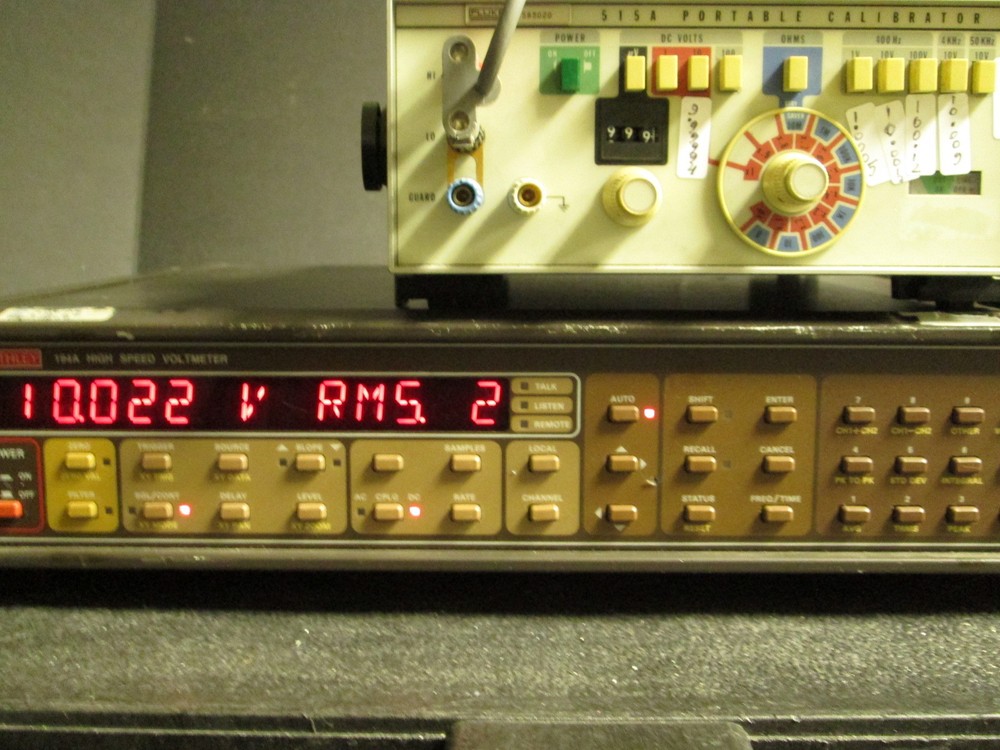 Keithley 194A Dual Channel Voltmeter RMS AVG Math 32K buffer High speed