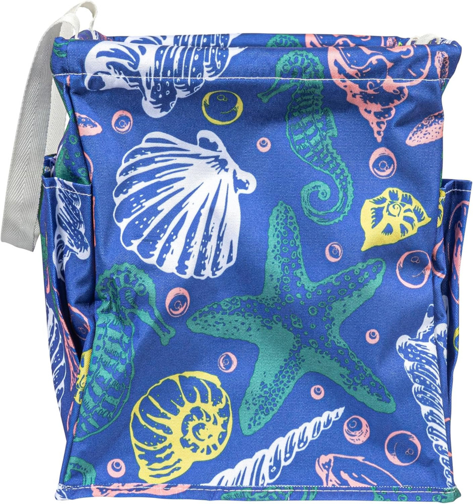 Sea Shell Krush Container All-Purpose Utility Tote with Pockets