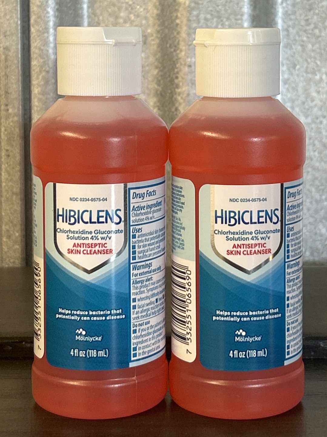Hibiclens Antiseptic Skin Cleanser 4 oz Each X2 Exp 5/2027