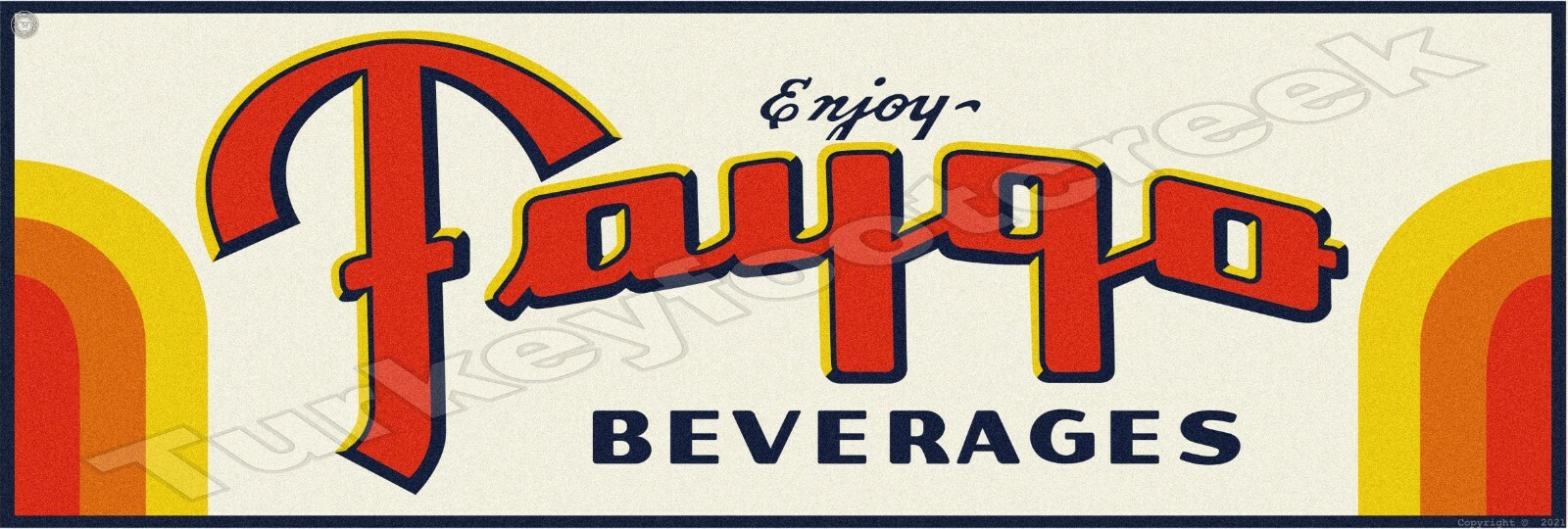 Faygo Beverages 6" x 18" Metal Sign