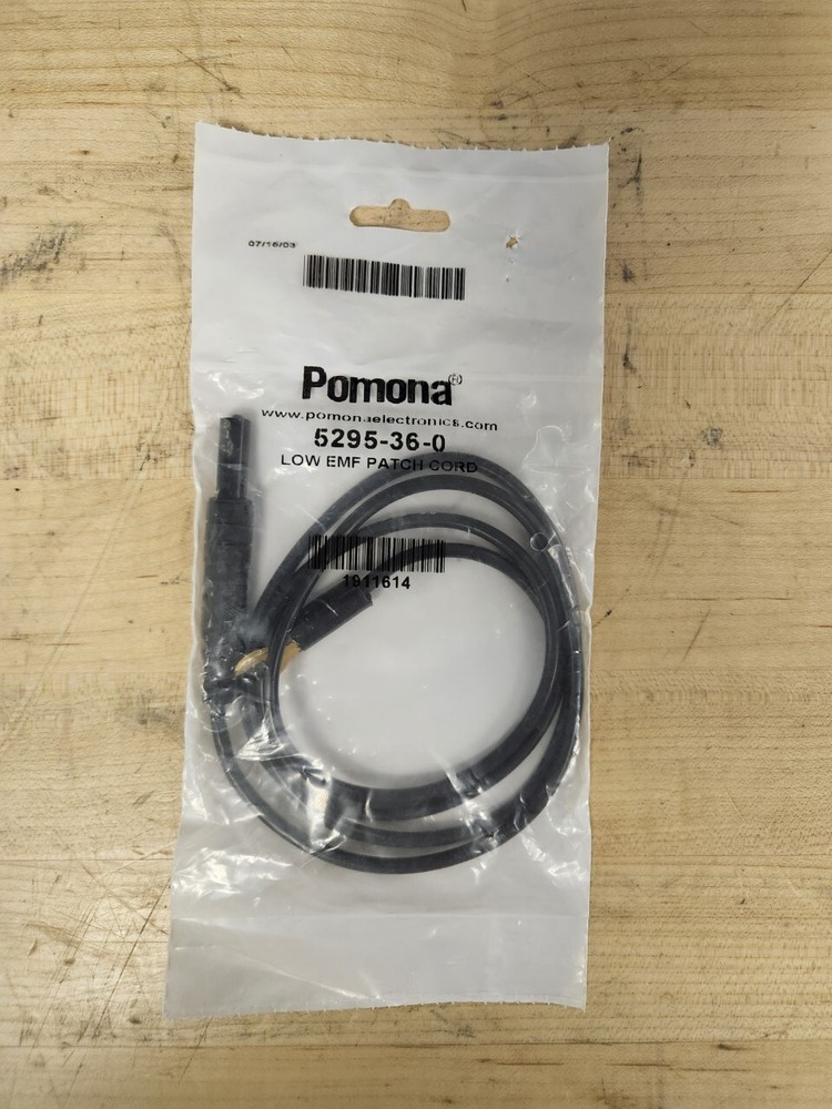 Pomona 5295-36-0 Low EMF Patch Cord