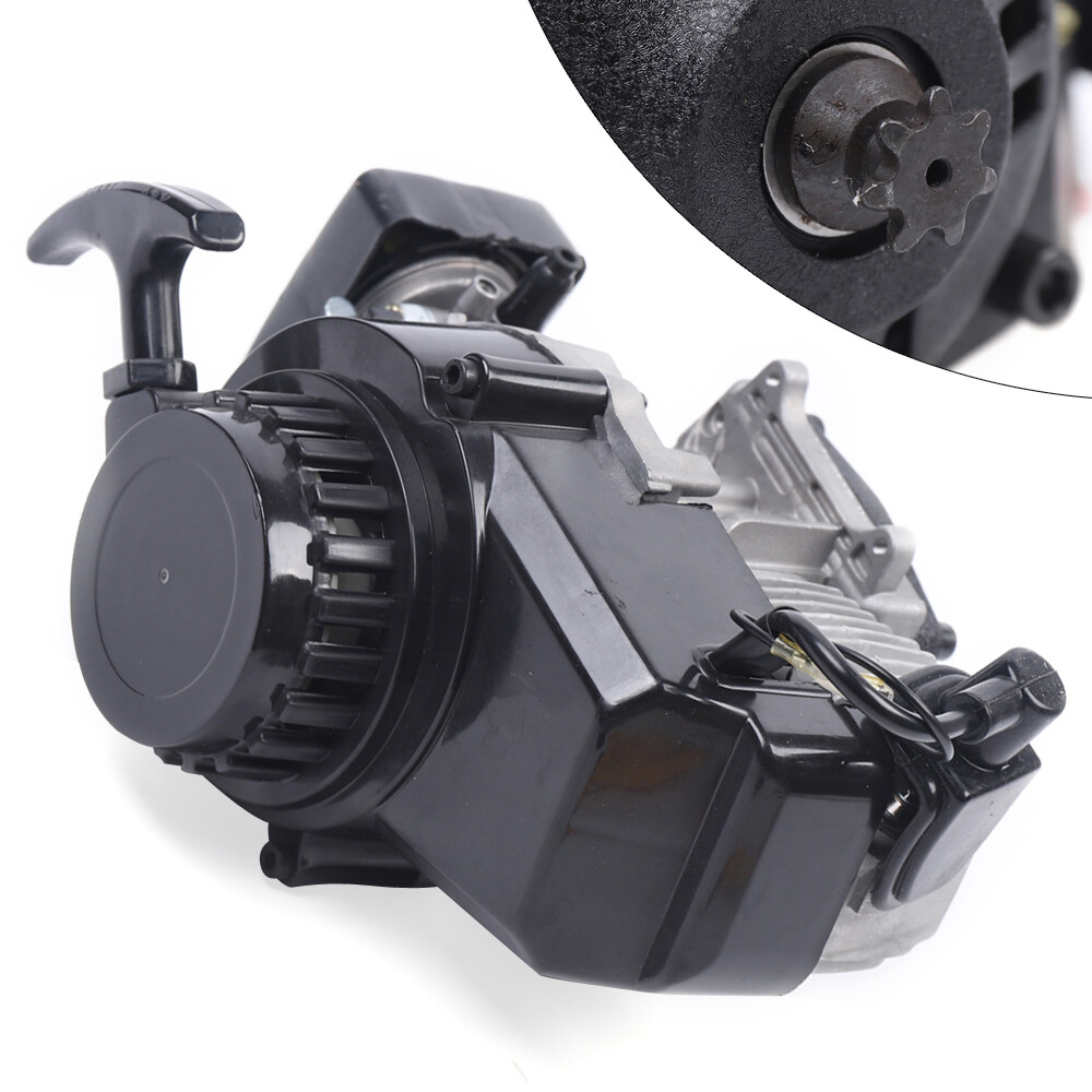 49CC 2 Stroke Pull Start Engine Motor Complete For Pocket Mini Dirt Bike ATV