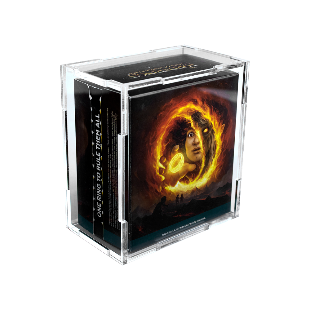 Acrylic display case for MTG LOTR pre-release box