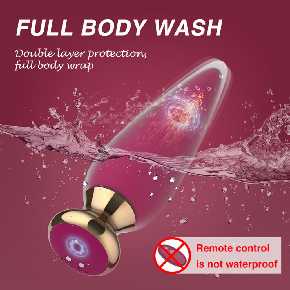 Anal Butt Plug Vibrator Dildo Massager G-Spot Prostate Massage Sex Toy for Women